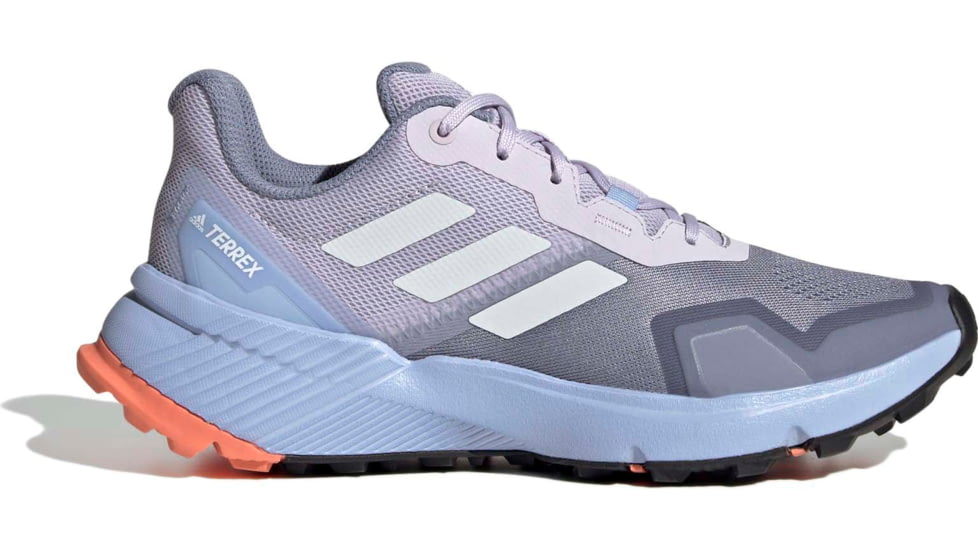 Adidas Terrex Soulstride Trail Running Shoes - Women's, Silver Violet/Crystal White/Coral Fusion, 7US, HR1190-7