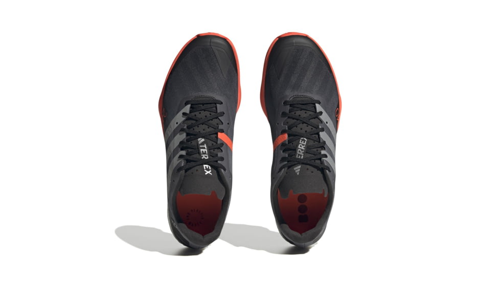 Adidas Terrex Speed Ultra Trail Running Shoes - Mens, Black/Matte Silver/Solar Red, 13US, HR1119-13