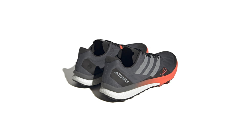 Adidas Terrex Speed Ultra Trail Running Shoes - Mens, Black/Matte Silver/Solar Red, 13US, HR1119-13