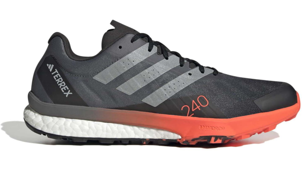 Adidas Terrex Speed Ultra Trail Running Shoes - Men's, Black/Matte Silver/Solar Red, 13US, HR1119-13