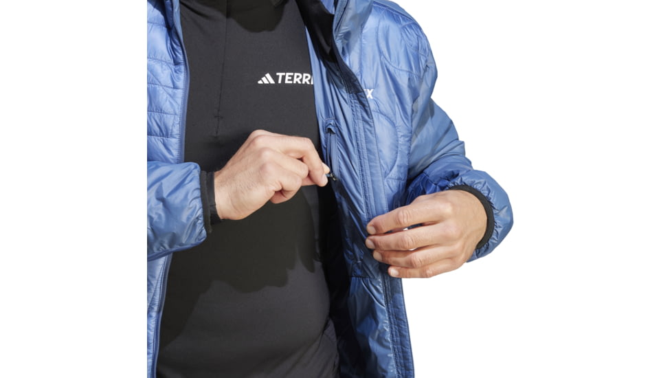 Adidas Terrex Xperior Varilite PrimaLoft Hooded Jacket - Mens, Wonder Steel, Small, IB4232-S