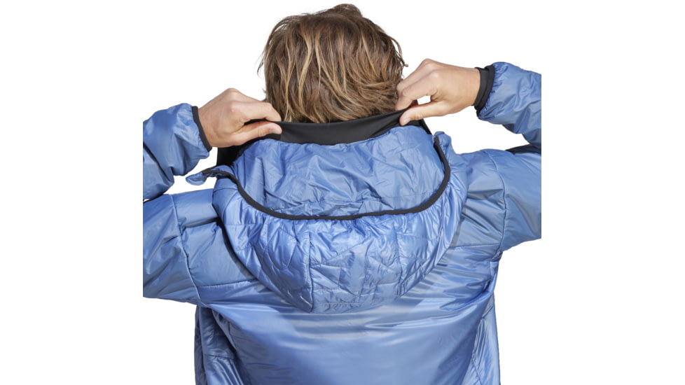 Adidas Terrex Xperior Varilite PrimaLoft Hooded Jacket - Mens, Wonder Steel, Small, IB4232-S