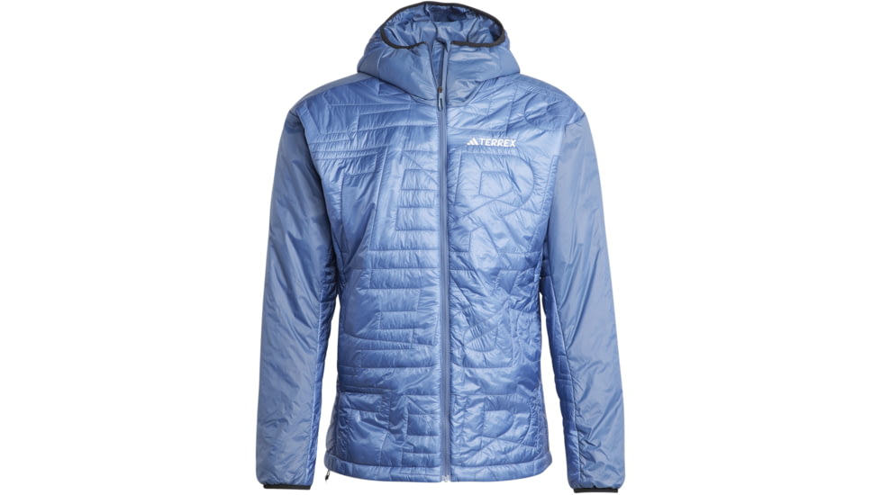 Adidas Terrex Xperior Varilite PrimaLoft Hooded Jacket - Mens, Wonder Steel, Small, IB4232-S