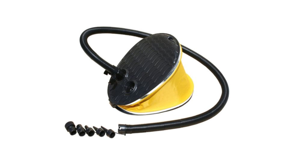 Advanced Elements Foot Pump, Large, Bellows, Yel,Black AE2001