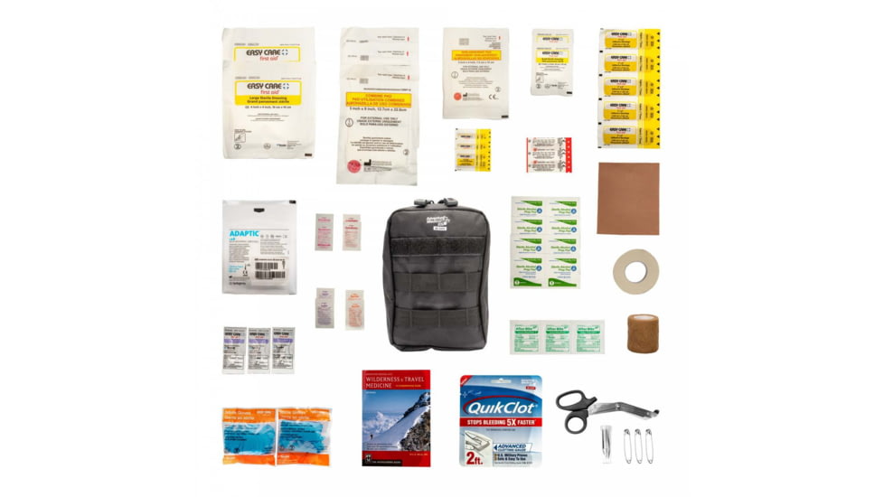 Adventure Medical Kits 1.0 Molle Bag Trauma Kit, Black, 2064-0299