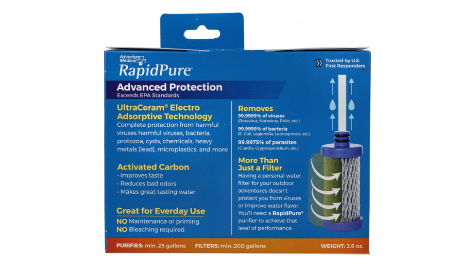 RapidPure Pioneer Straw Ultralight &amp; Portable, 0160-0100