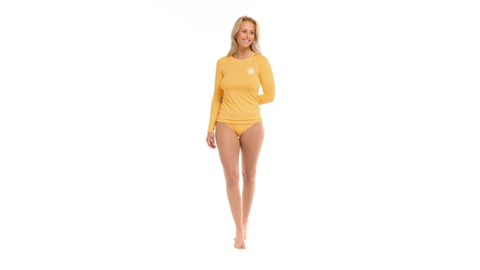 Body Glove Smoothies Sleek Long Sleeve Rashguard - Canary D532FE51, XL, Canary, 39-506741A-Canary-XL