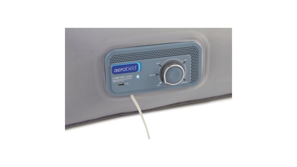 Aerobed Airbed 20in Dh Queen W/Hb &amp; 120V Bip Lam C001, 2000032616