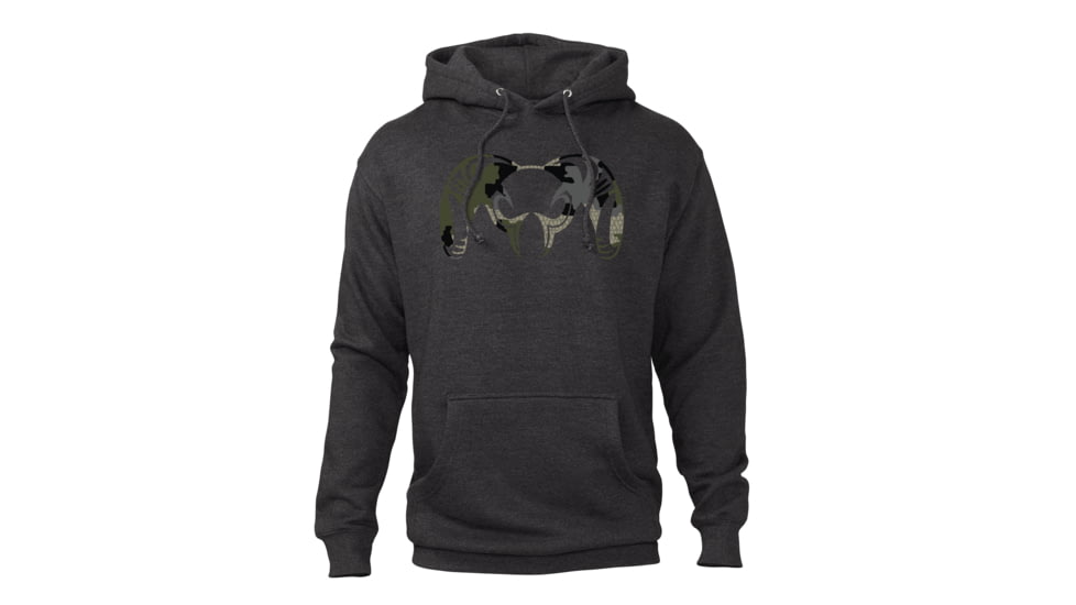 KUIU Verde Ram Hoodie - Men's, Charcoal, 3XL, Cotton, Adult, Male, 7522704162974