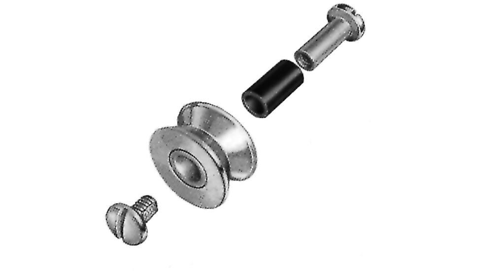 Aftco Top Roller Assembly #2 Stainless Steel Replacement Assembly For Top Rollers, Thru 14, Size 8L, TRA2SS