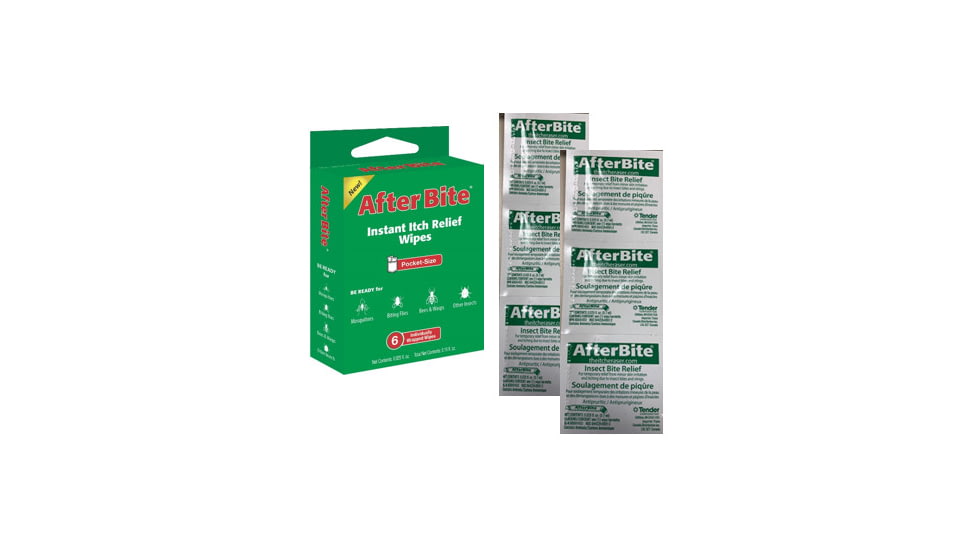 After Bite Wipes, Travel Pack, 0006-1068