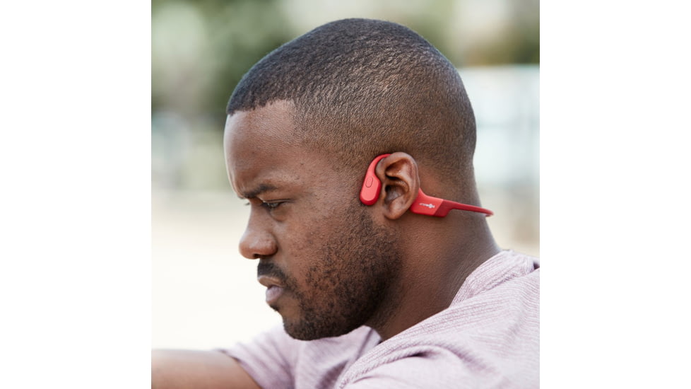 Shokz Aeropex Headphones, Solar Red, Standard, AS800SR