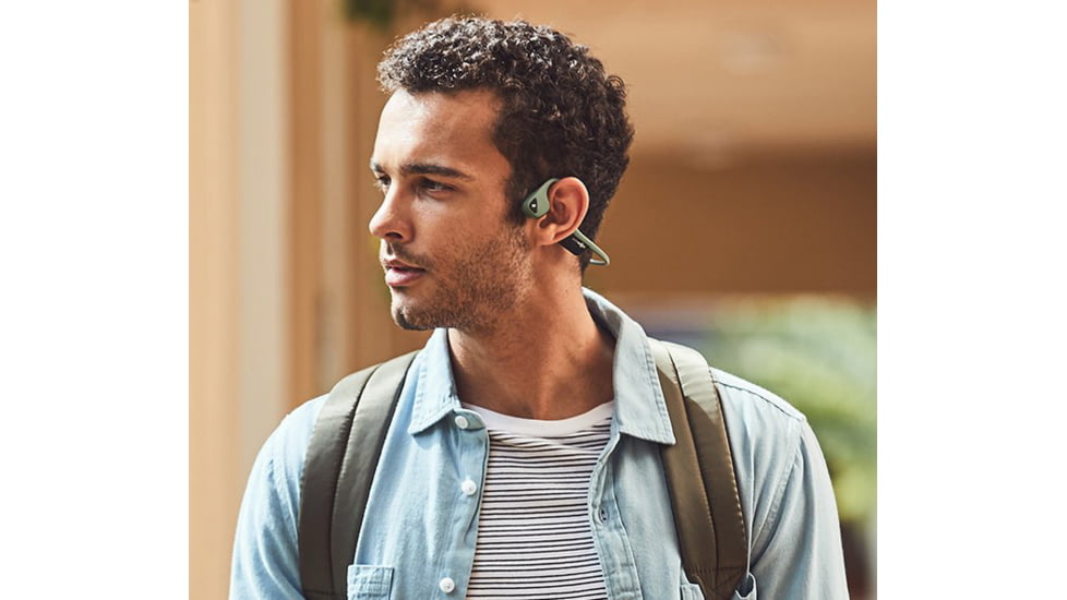 Shokz Air Headphones, Forest Green, Standard, AS650FG