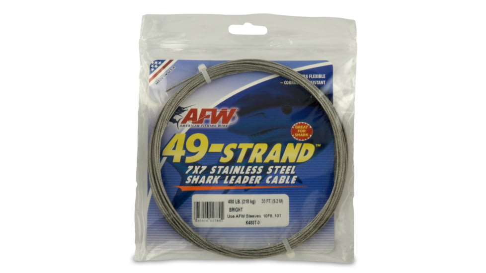 AFW 49 Strand Shark Leader Cable