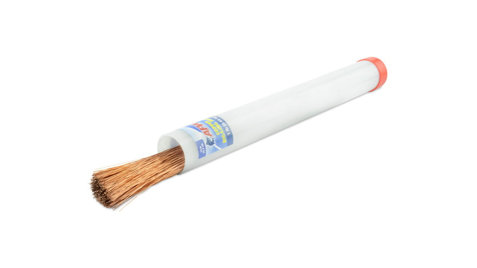 AFW Copper Rigging Wire, .020 In, 0.51 mm Dia, 14 In, 35.5 cm, 1 Lb, 0.45 Kg, Tube, U020L14-01LB