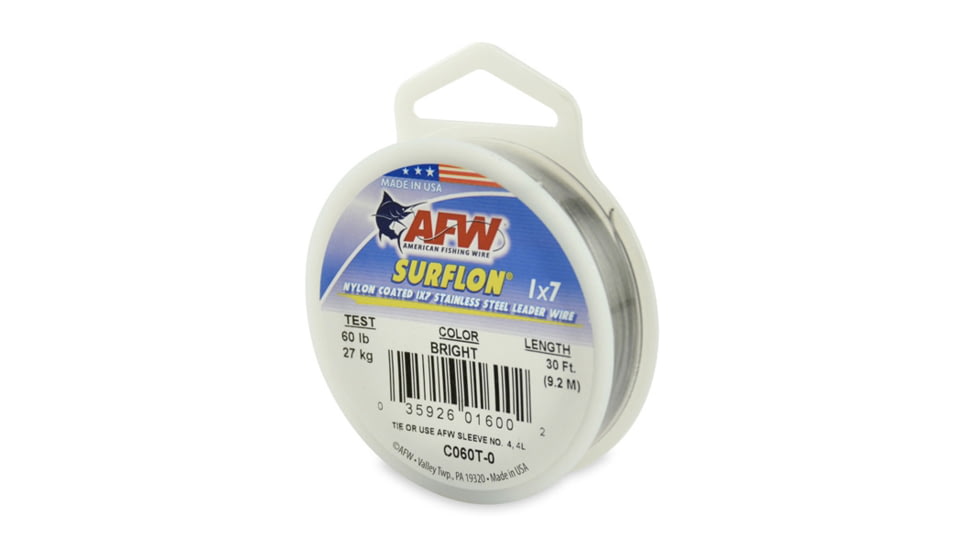 AFW Surflon Nylon Coated Leader Wire