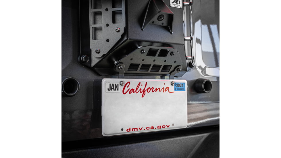 Agency 6 License Plate Mount for Bronco Spare Tire Delete
