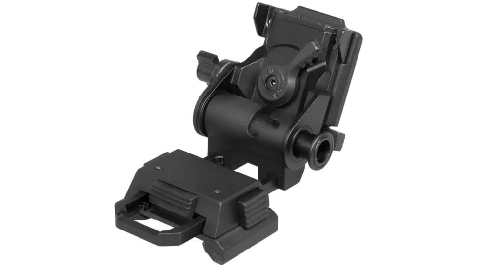 AGM Global Vision Dovetail Helmet Mount for Shroud, compatible with NVG40/50 and StingIR, Black, 6103HS51C