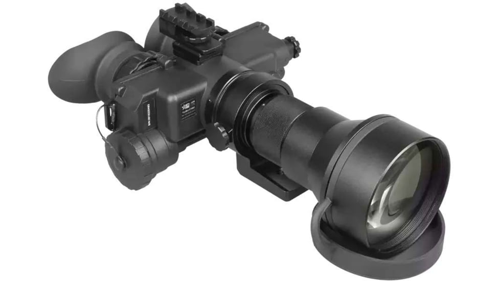AGM Global Vision FoxBat-5 NW1 5x Night Vision Bi-Ocular, Gen 2+, White Phosphor Level 1, Black, 13FXB525104011