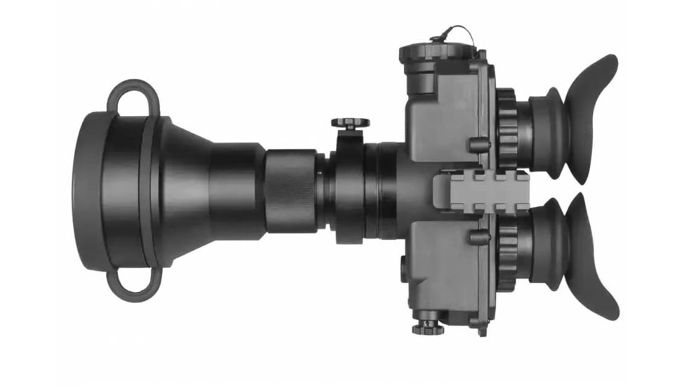 AGM Global Vision FoxBat-5 NW1 5x Night Vision Bi-Ocular, Gen 2+, White Phosphor Level 1, Black, 13FXB525104011