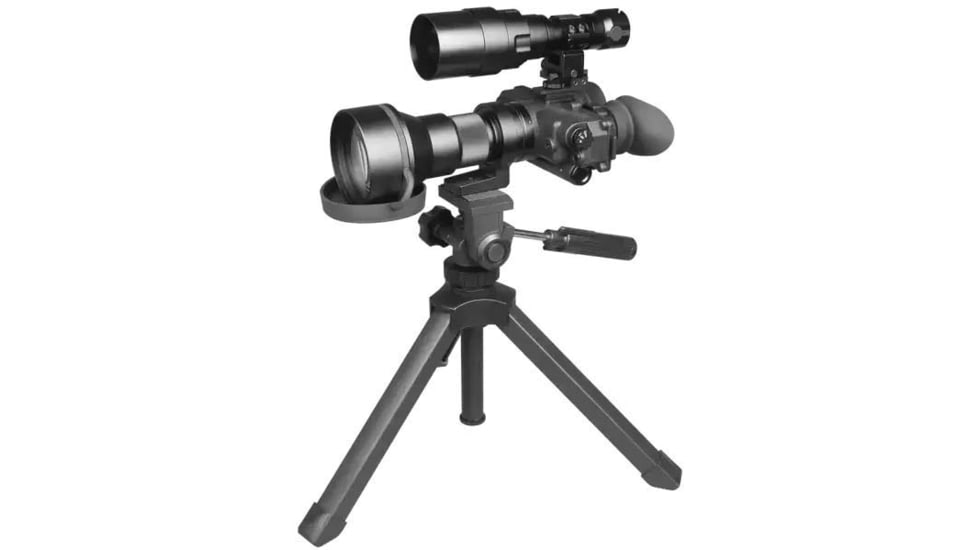 AGM Global Vision FoxBat-5 NW1 5x Night Vision Bi-Ocular, Gen 2+, White Phosphor Level 1, Black, 13FXB525104011