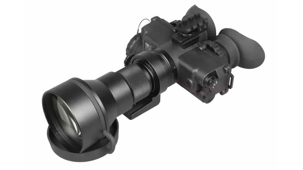 AGM Global Vision FoxBat-5 NW1 5x Night Vision Bi-Ocular, Gen 2+, White Phosphor Level 1, Black, 13FXB525104011
