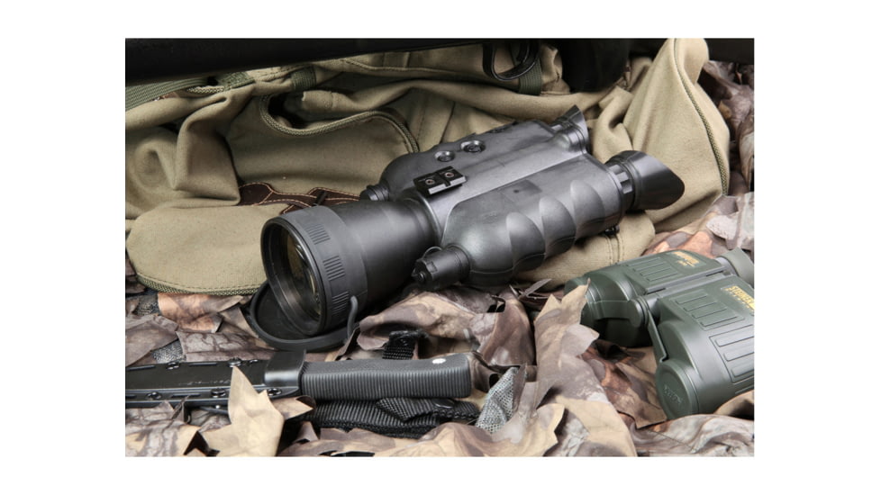 AGM Global Vision FoxBat-5 NL3 Night Vision Bi-Ocular W/Sioux850 Long-Range Infrared Illuminator, 5x, Gen 2 Plus, Level 3, Black, 10.3 5.5 3.1, 13FXB522103031