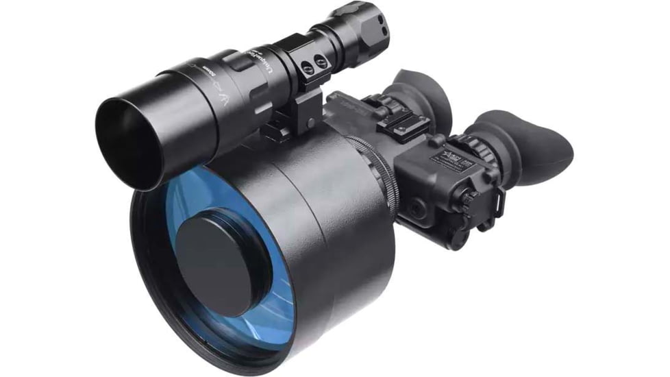 AGM Global Vision FoxBat-8 3AW1 8x Night Vision Bi-Ocular, Gen 3 Auto-Gated White Phosphor Level 1, Black, 13F8P82325401