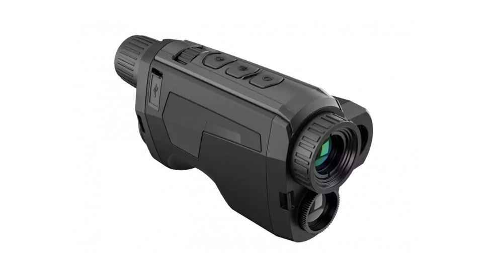 AGM Global Vision Fuzion LRF TM25-384 Fusion Thermal Imaging/CMOS Monocular W/Laser Range Finder, 12 Micron, 384x288, 50 Hz, 25mm Lens, Black, 6.3 3.4 2.0, 3142451304FM21