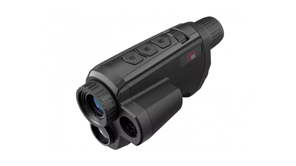 AGM Global Vision Fuzion LRF TM25-384 Fusion Thermal Imaging/CMOS Monocular W/Laser Range Finder, 12 Micron, 384x288, 50 Hz, 25mm Lens, Black, 6.3 3.4 2.0, 3142451304FM21