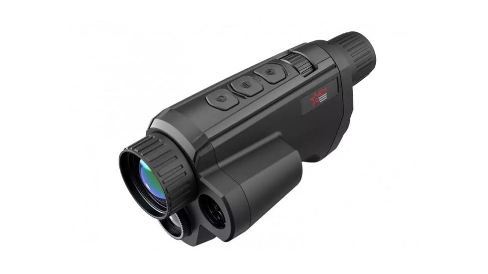 AGM Global Vision Fuzion LRF TM35-640 Fusion Thermal Imaging/CMOS Monocular W/Laser Range Finder, 12 Micron, 640x512, 50 Hz, 35mm Lens, Black, 6.6 3.4 2.0, 3142551305FM31