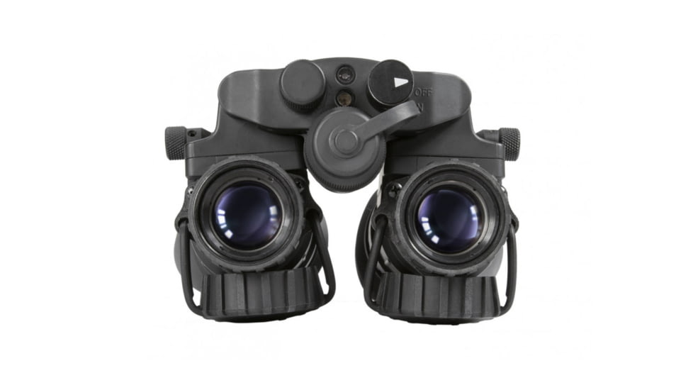 AGM Global Vision NVG-40 1x27mm NL1 Dual Tube Night Vision Goggle/Binocular Gen 2 Plus, Green Phosphor, Level 1, Black, 4.5 4.6 2.9, 14NV4122483011