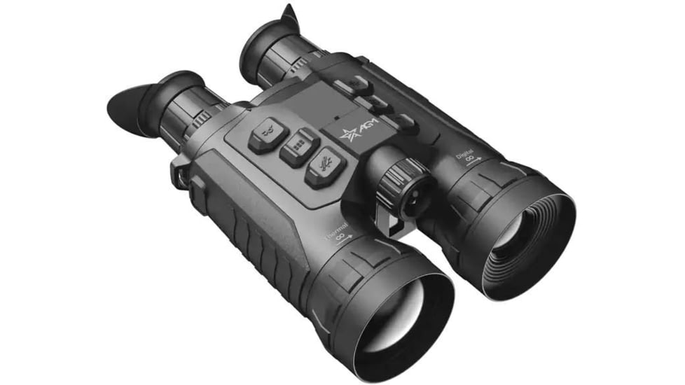 AGM Global Vision ObservIR LRF 60-1280 Thermal &amp; Digital Day/Night Vision Binocular, 1280x1024, 25hz, Black, OBSE60-1280-LRF