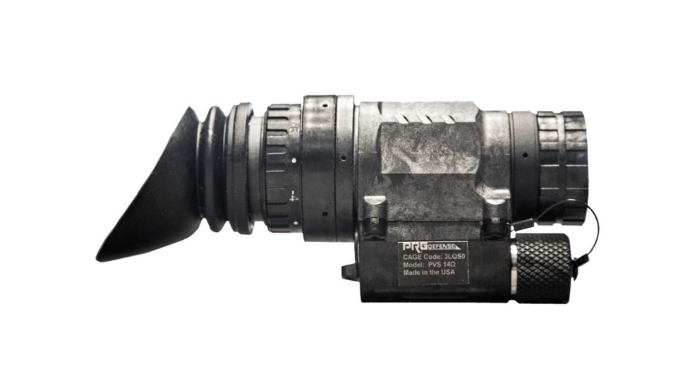 AGM Global Vision PVS-14 OMEGA Multi-Purpose Night Vision Monocular, Mil-Spec, Gen 2+ White Phosphor, Photonis IIT, /w Manual Gain, Black 11PO4122454011