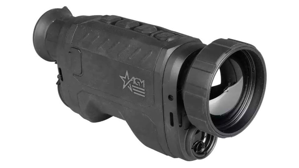 AGM Global Vision ReachIR LRF 50-640 3-24x50mm Thermal Monocular w/Built-in Laser Range Finder, 50Hz, 640x512, Black, REAC50-640-LRF