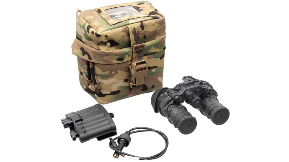 AGM Global Vision Ultralight Night Vision Goggle/Binocular 51 degree FOV with FOM 2200+ Gen 3 Auto-Gated, P45-White Phosphor IIT, Black, 12UN51294194111