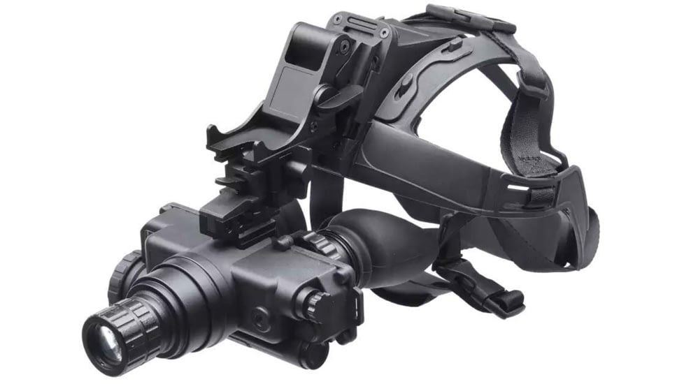 AGM Global Vision WOLF-7 PRO NL1 1x Bi-ocular Night Vision Goggle System, Gen 2+, Level 1, Black, 12W7P122153211