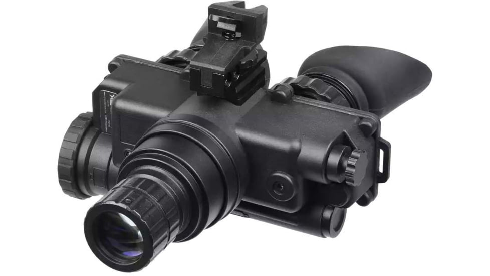 AGM Global Vision WOLF-7 PRO NL1 1x Bi-ocular Night Vision Goggle System, Gen 2+, Level 1, Black, 12W7P122153211