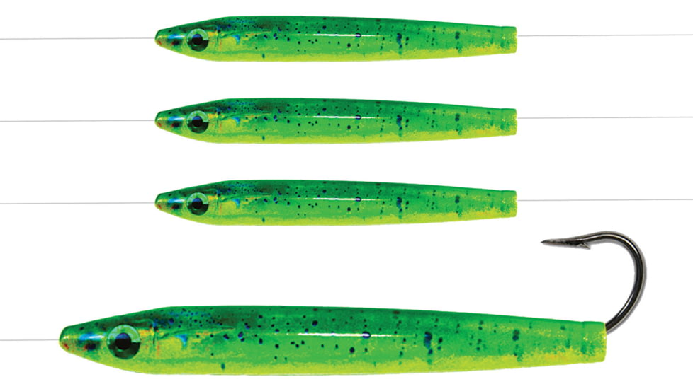 Ahi 6in Live Deception Daisy Chain Cedar Plug - Mahi 150lb Fluorocarbon, CP-604-MM