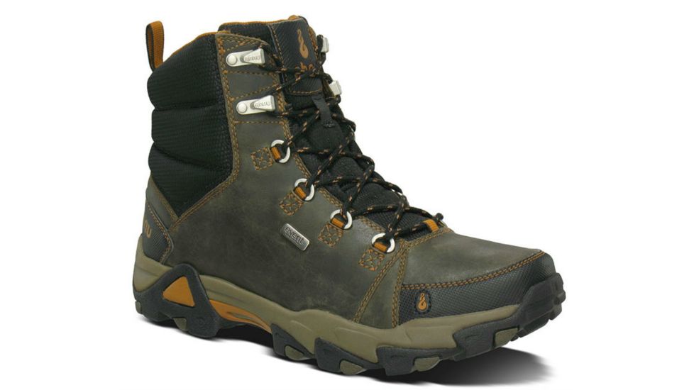 Ahnu Coburn Hiking Boot - Mens-Dark Olive-Medium-10 US