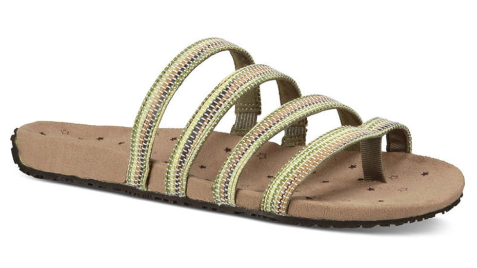Ahnu Iris Textile Sandal - Womens-Seagrass-Medium-6 US