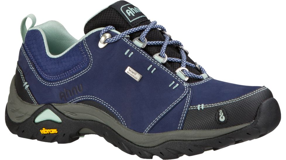 Ahnu Montara II Waterproof Nubuck Hiking Shoe - Women's-Midnight Blue-Medium-9.5