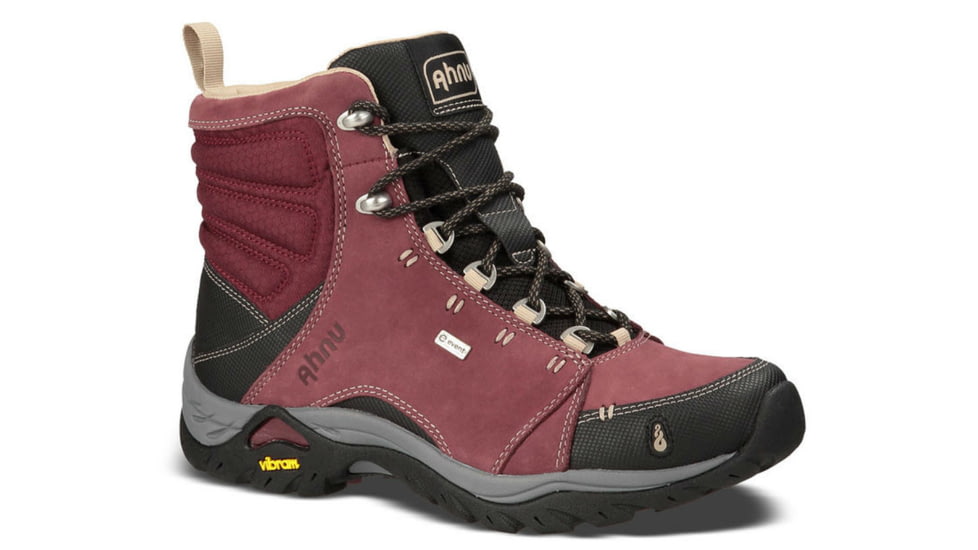 Ahnu Montara Nubuck Hiking Boot - Women's-Red Mahogany-Medium-11 US