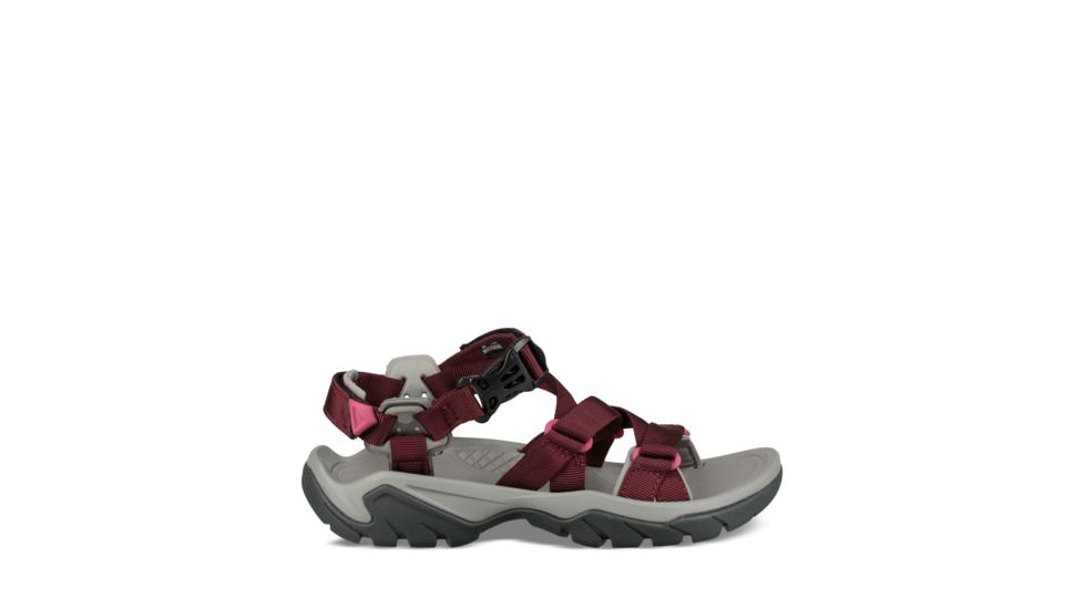Ahnu Terra FI 5 Sport Sandal - Womens, Port, 7, 1102457-PORT-07