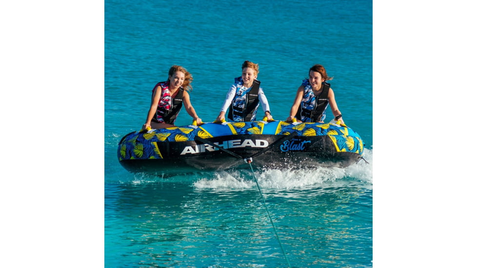 Airhead Blast Towable, 3 Rider, Blue / Yellow, AHBL-32