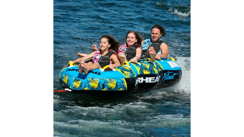 Airhead Blast Towable, 3 Rider, Blue / Yellow, AHBL-32