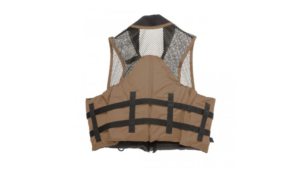 Airhead Deluxe Mesh Top Fishing Vest, Bark, Large/Extra Large, 12003-05-A-BA
