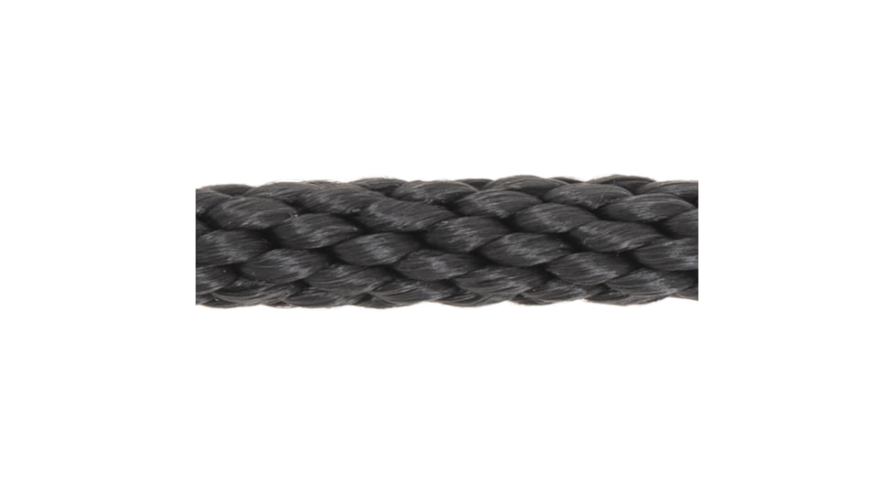 Airhead Dock Line, Single Braid, 12 ft., Black, AHDL-S12