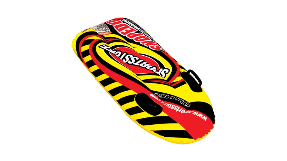 Airhead Sportsstuff Snopedo Snow Tube, 43In, Yellow/Black, 30-1102