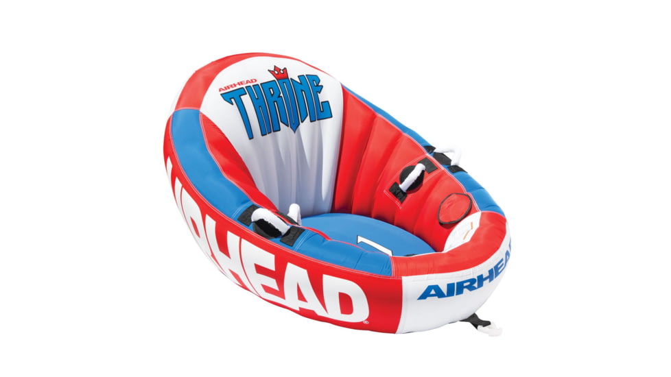 Airhead Throne Towable, 1 person, Red / Blue / Yellow, AHTN-1
